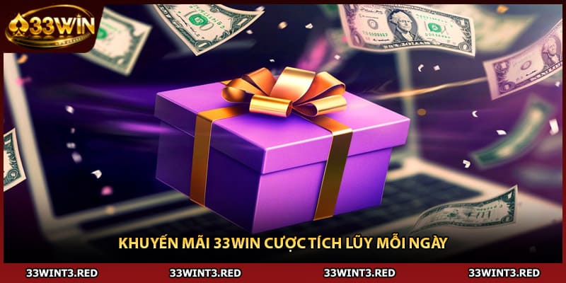 Khuyến Mãi 33WIN: Tổng Hợp Hoạt Động Đáng Chú Ý 2026 3 Khuyến mãi 33WIN cược tích lũy mỗi ngày